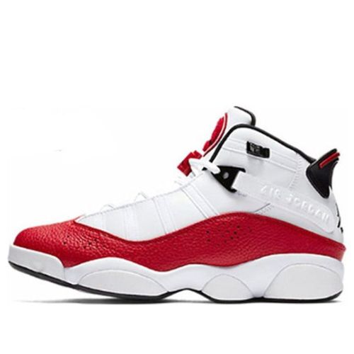 Jordan 6 Rings ??White University Red?? 322992-120